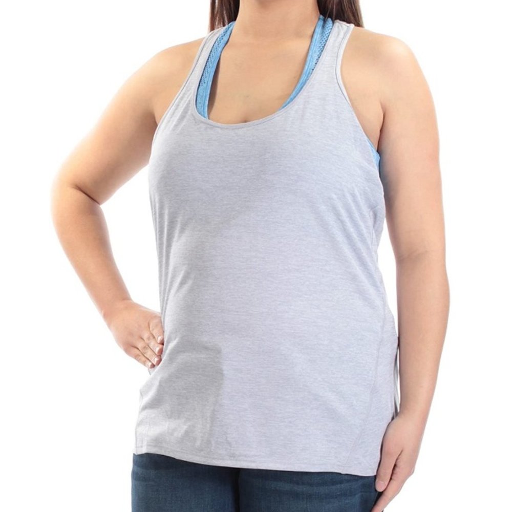 Racerback Tank Heathered Women's Top Ideology NWT
